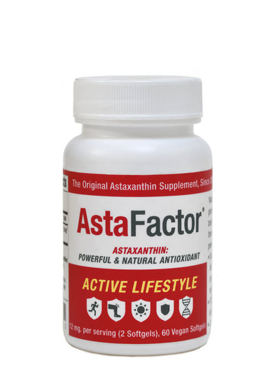 AstaFactor Active Lifestyle 100% Natural Astaxanthin Supplement